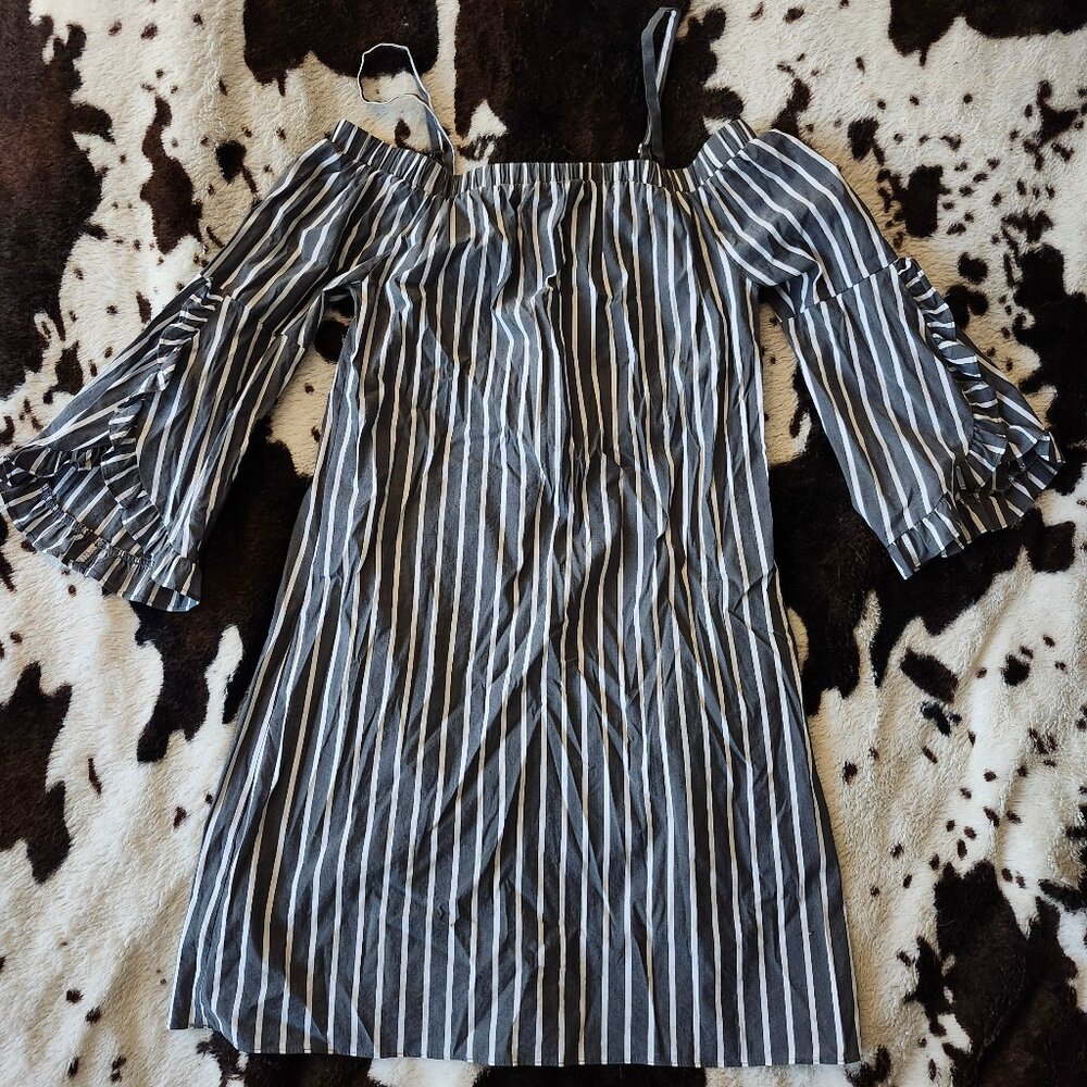 IZ Byer Striped mini dress
